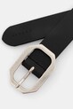 Sisley pasek skórzany 6SRVWL03D czarny AW25