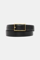 Calvin Klein curea de piele negru LV04D7014G