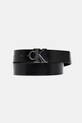 Calvin Klein pasek dwustronny imitacja skóry licowej czarny LV04G7033G