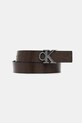 Calvin Klein pasek skórzany dwustronny brązowy LV04G7026G