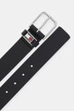 Tommy Jeans curea de piele AM0AM13414 negru AW25