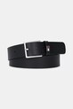 Tommy Jeans curea de piele negru AM0AM13416