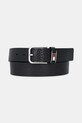 Tommy Jeans curea de piele negru AM0AM13417