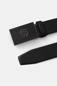 BOSS curea de piele 50548350 negru AW25