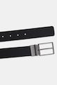 HUGO pasek skórzany 50548381 czarny AW25