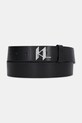 Karl Lagerfeld pasek skórzany czarny 554436.815300