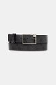Guess pasek MILANO imitacja skóry licowej czarny BM7854.P5435