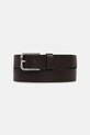 Tommy Jeans curea de piele maro AM0AM13686