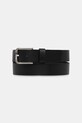Tommy Jeans curea de piele negru AM0AM13686