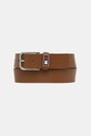 Tommy Jeans pasek skórzany brązowy AM0AM13687