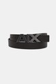 Armani Exchange pasek skórzany dwustronny szary 951058.CC505
