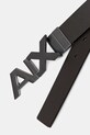 Armani Exchange pasek skórzany dwustronny 951058.CC505 szary AW25