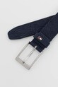 Tommy Hilfiger pasek zamszowy AM0AM13754 granatowy AW25