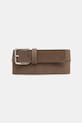 BOSS cintura in pelle scamosciata verde 50553301
