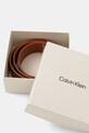 Akcesoria Calvin Klein pasek skórzany LV04D7047G brązowy