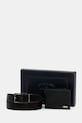 U.S. Polo Assn. portafoglio e cinturino in pelle Lawrence marrone WIU6L2681MHA