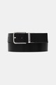 Δερμάτινη ζώνη Trussardi μαύρο B353B000009N