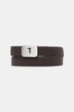 Δερμάτινη ζώνη Trussardi καφέ B346B000010N