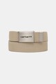 Carhartt WIP pasek Clip Belt Chrome beżowy I019176.G1XX