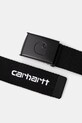 Pásek Carhartt WIP C-Logo Belt Tonal I035415.0D2XX černá AW25