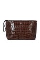 Lauren Ralph Lauren geantă piele uni maro 432969466