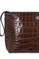 Lauren Ralph Lauren geantă piele maro 432969466