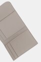 Calvin Klein etui na karty skórzane LV04F1062G beżowy