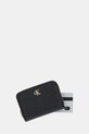 Akcesoria Calvin Klein portfel skórzany LV04F1064G czarny