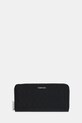 Гаманець Calvin Klein імітація лицьової шкіри чорний LV04F1073G