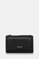 Calvin Klein portfel imitacja skóry licowej czarny LV04F1028G