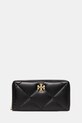 Tory Burch portfel skórzany Kira Diamond Quilt skóra licowa czarny 154989.001