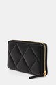 Tory Burch portfel skórzany Kira Diamond Quilt 154989.001 czarny AW25