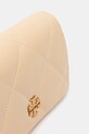 Kožená kabelka Tory Burch Kira Diamond Quilt béžová 158624.700