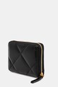 Tory Burch portfel skórzany Kira Diamond Quilt 159791.001 czarny AW25