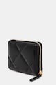 Tory Burch portofel de piele Kira Diamond Quilt 159791.001 negru AW25