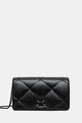 Tory Burch bőr táska Kira Diamond nappa bőr fekete 170622.001