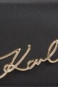 Аксесуари Шкіряний гаманець Karl Lagerfeld K/SIGNATURE A3W32021 чорний
