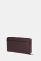 Кожаный кошелек BOSS 50548208 бордо AW25