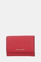 MICHAEL Michael Kors bőr pénztárca BRYANT sima piros 32S5GYTP1L
