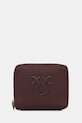 Pinko portofel de piele uni maro 100249.A29Q
