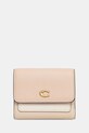 Kožená peněženka Coach Mila vzorovaný béžová CAO14