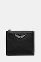 ZADIG&VOLTAIRE portfel skórzany skóra licowa czarny LWSG03725