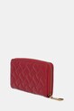 Kurt Geiger London portfel skórzany KENSINGTON 647050319 bordowy AW25