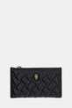 Kurt Geiger London portfel skórzany KENSINGTON drobny wzór czarny 4703900109