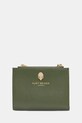 Kurt Geiger London portfel skórzany SHOREDITCH skóra licowa zielony 9342075109