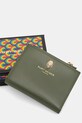 Kurt Geiger London portfel skórzany SHOREDITCH 9342075109 zielony AW25