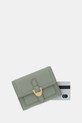 Accesorii Coccinelle portofel de piele COCCINELLECAMPUS E2.RFF.11.F0.01 verde