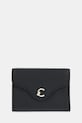 Coccinelle portofel de piele COCCINELLE C-ME piele negru E2.SSL.11.F0.21
