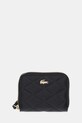 Lacoste portfel skórzany skóra licowa czarny NF5120EE