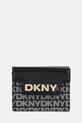 Dkny portfel imitacja skóry licowej czarny R52V5M24